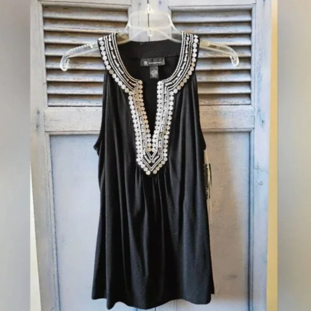 NWT INC Embroidered Tank Top - Size S